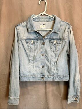 Old Navy Women's Light Wash Denim Jacket